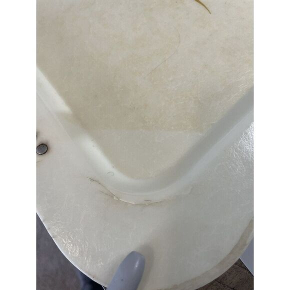 Retro Quaker Folding Metal TV Trays Stands 1950s Set of 4 MCM IMPERFECT READ - Picture 11 of 16